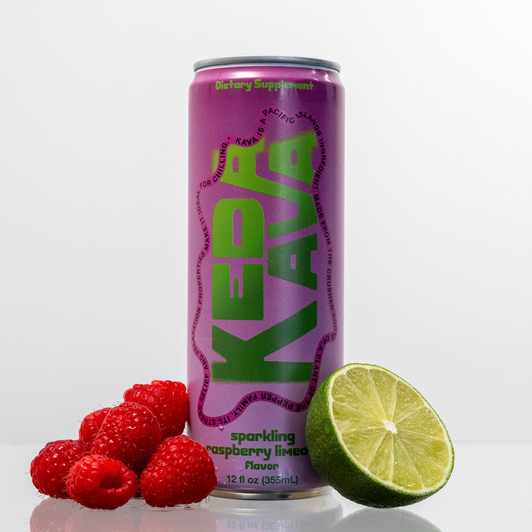 Keda Kava Relaxation Drink - Sparkling Raspberry Limeade